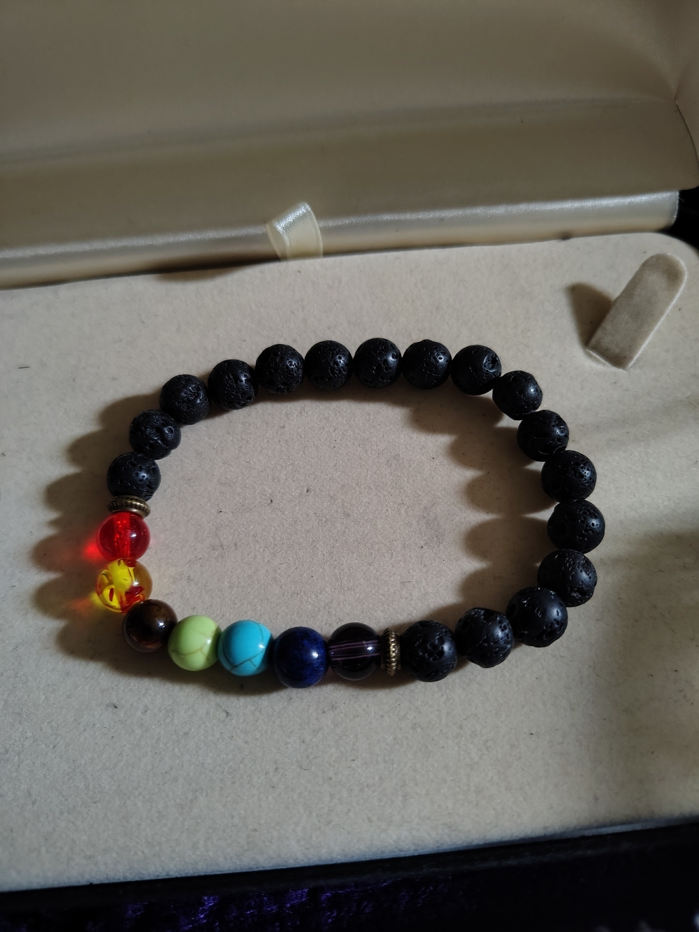 🪔 NEW 7 Chakra Lava Rock Essential Oil Diffuser Bracelet